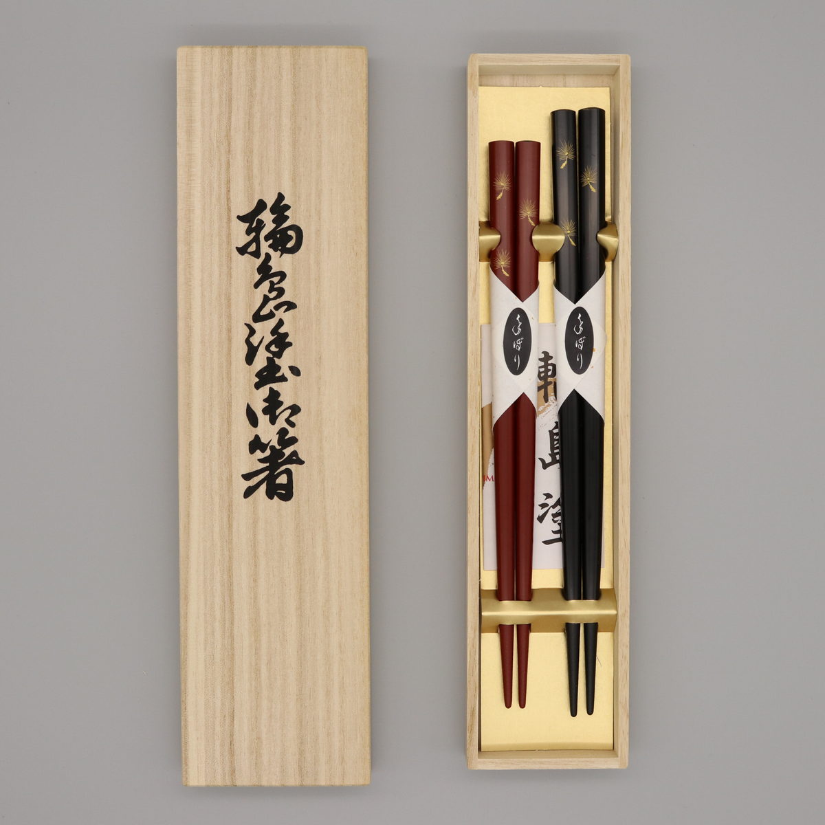 輪島塗 | 夫婦箸 飛花 沈金 | 大藤漆器店