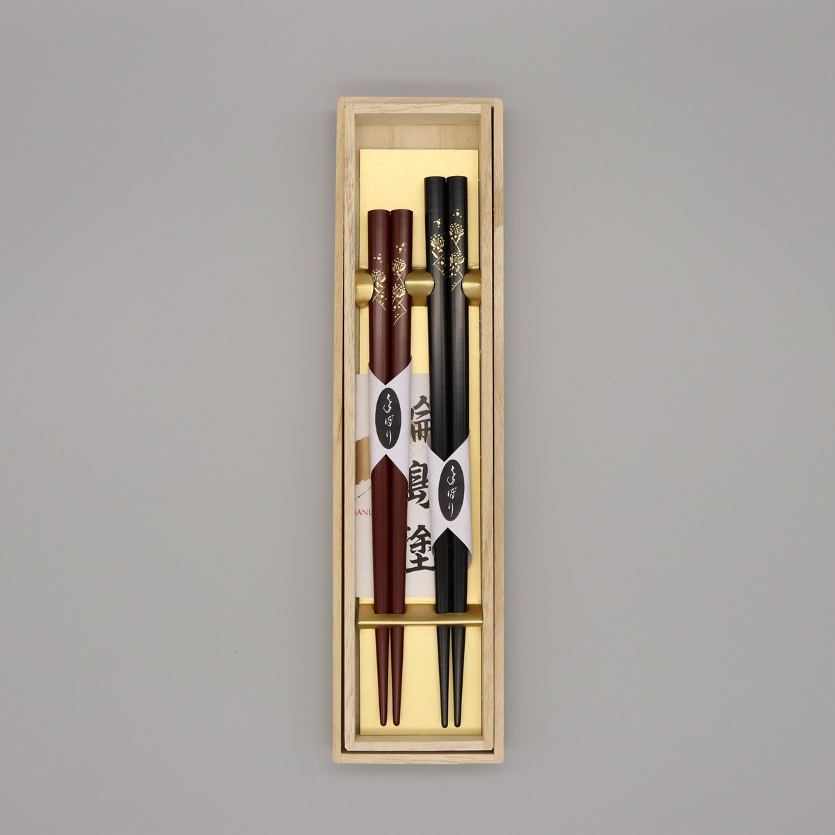 輪島塗 | 夫婦箸 梅沈金 | 大藤漆器店