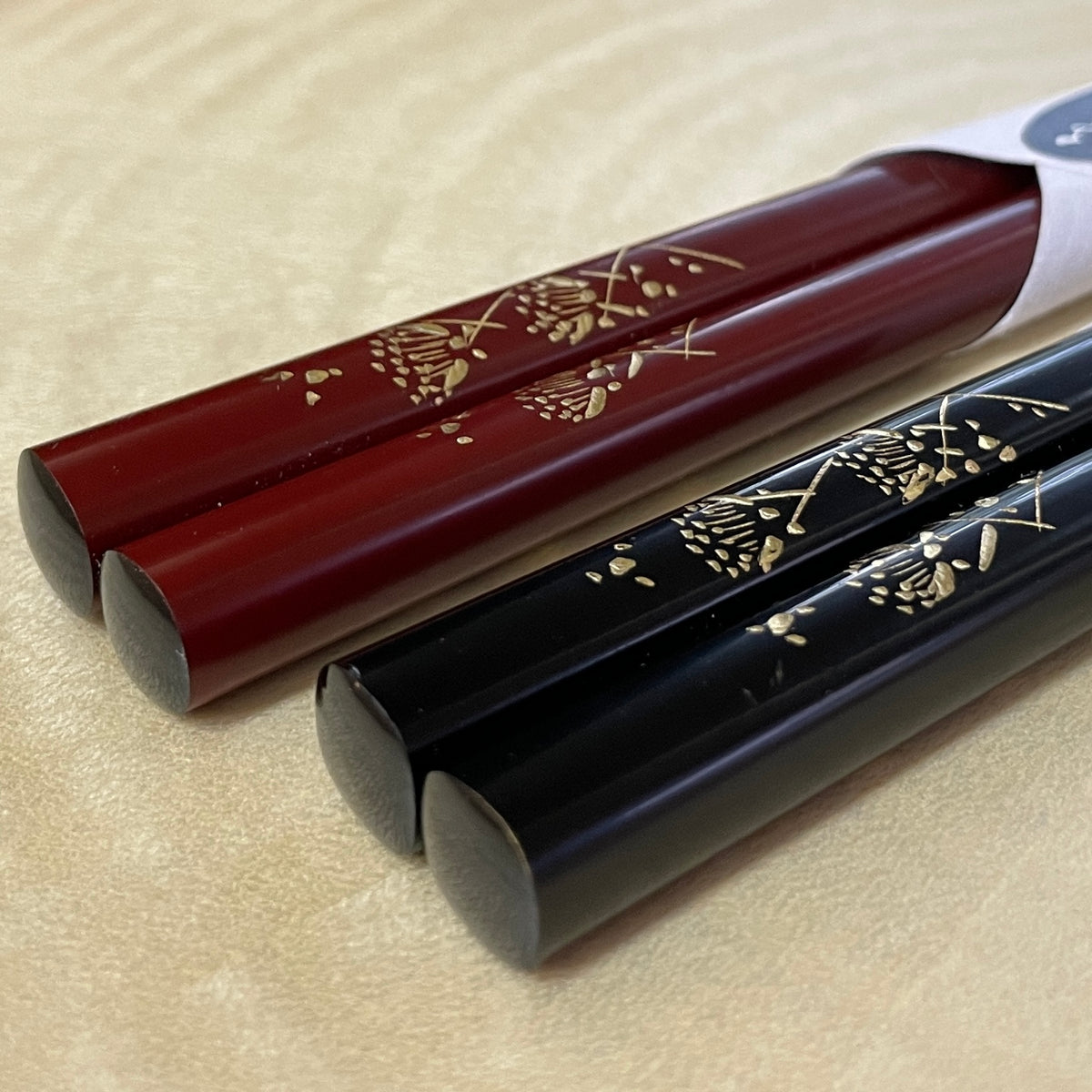 輪島塗 | 夫婦箸 梅沈金 | 大藤漆器店