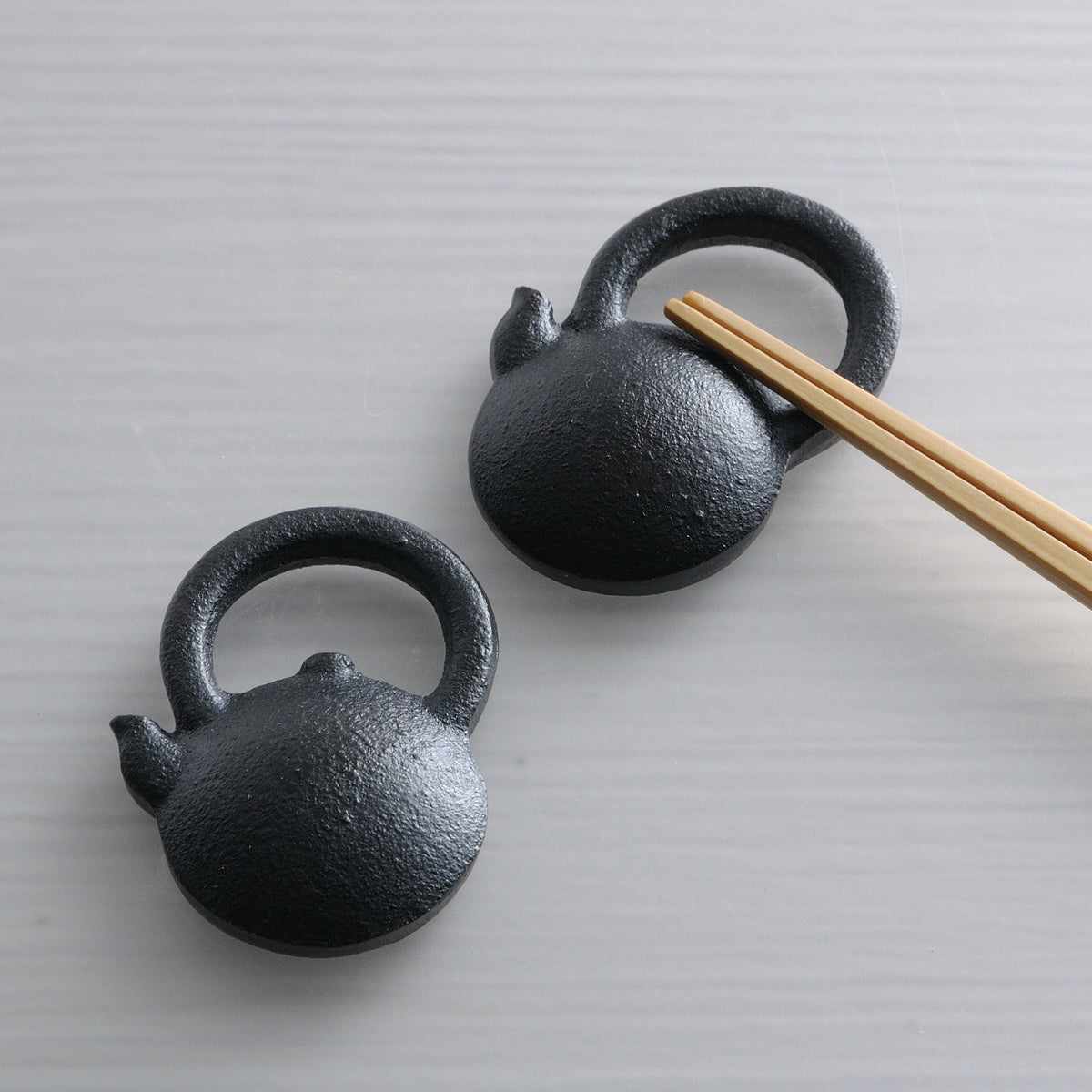山形鋳物 箸置き | 箸置き 鉄瓶 | 3個セット | 鋳心ノ工房