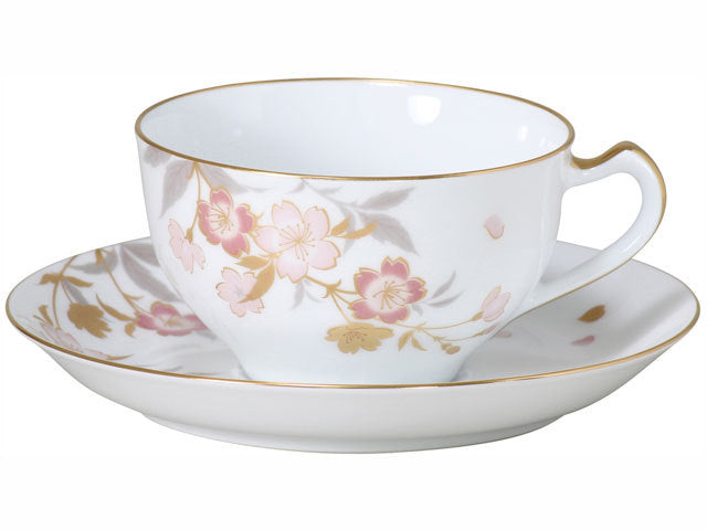 洋食器 | カップ&ソーサー 桜シリーズ | 糸桜 | 大倉陶園