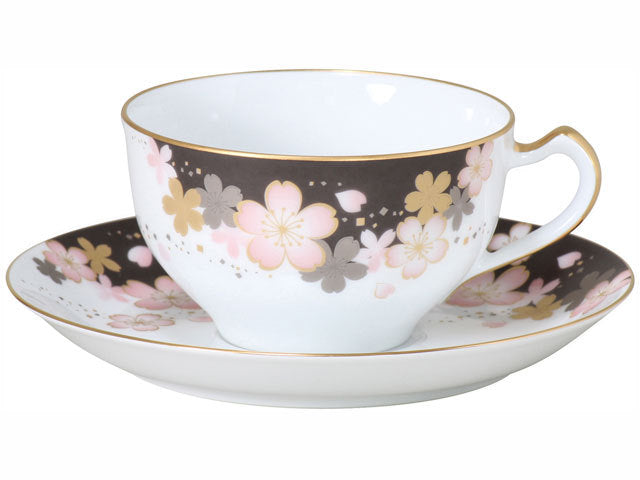 洋食器 | カップ&ソーサー 桜シリーズ | 友禅桜 | 大倉陶園