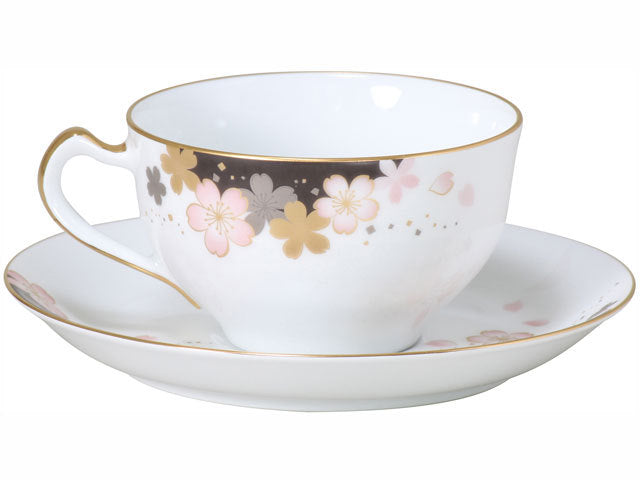 洋食器 | カップ&ソーサー 桜シリーズ | 友禅桜 | 大倉陶園
