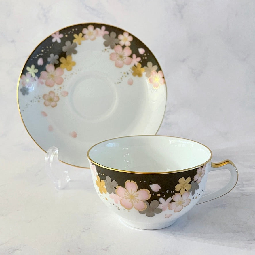 洋食器 | カップ&ソーサー 桜シリーズ | 友禅桜 | 大倉陶園