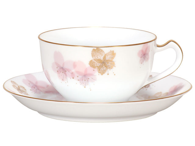 洋食器 | カップ&ソーサー 桜シリーズ | 初御代桜 (はつみよざくら) | 大倉陶園