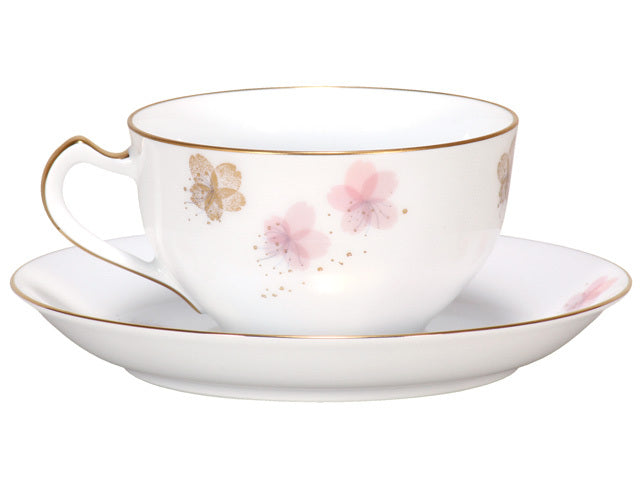 洋食器 | カップ&ソーサー 桜シリーズ | 初御代桜 (はつみよざくら) | 大倉陶園