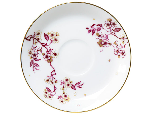 洋食器 | カップ&ソーサー 桜シリーズ | 祝い桜 | 大倉陶園