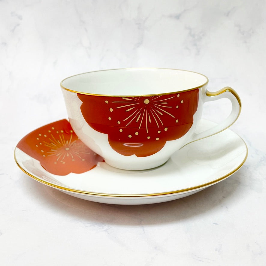 洋食器 | カップ&ソーサー 桜シリーズ | 吉祥桜 | 大倉陶園