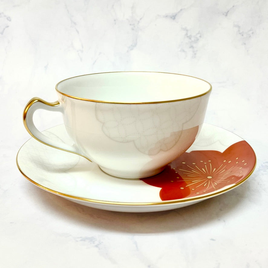 洋食器 | カップ&ソーサー 桜シリーズ | 吉祥桜 | 大倉陶園