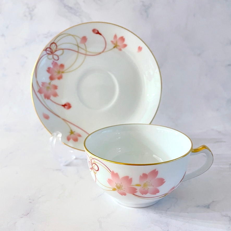 洋食器 | カップ&ソーサー 桜シリーズ | 結桜 | 大倉陶園