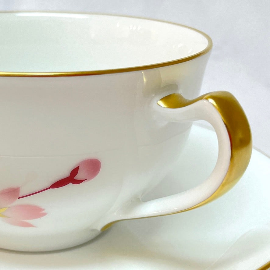 洋食器 | カップ&ソーサー 桜シリーズ | 結桜 | 大倉陶園