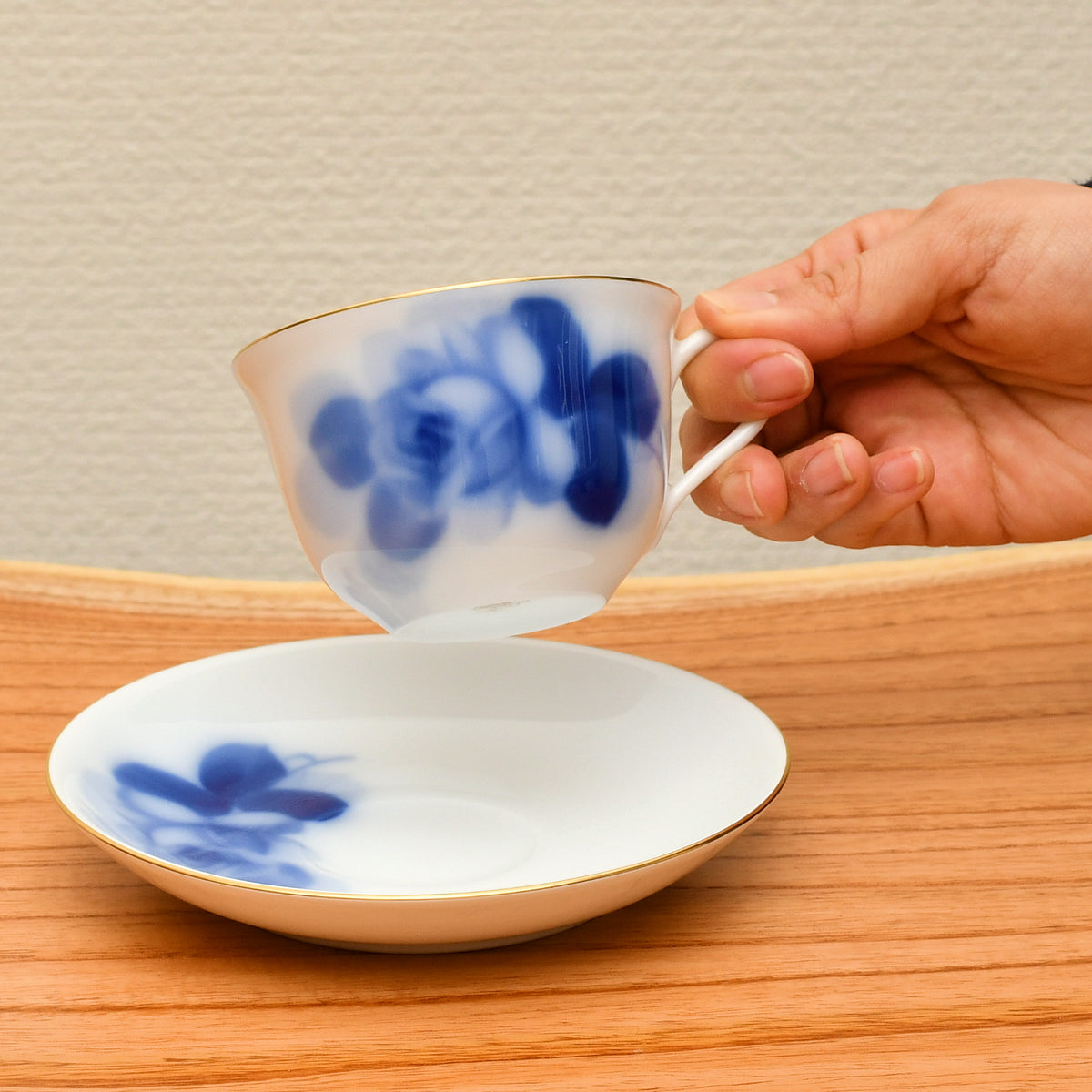 洋食器 | カップ&ソーサー ブルーローズ | 78C 単品 | 大倉陶園