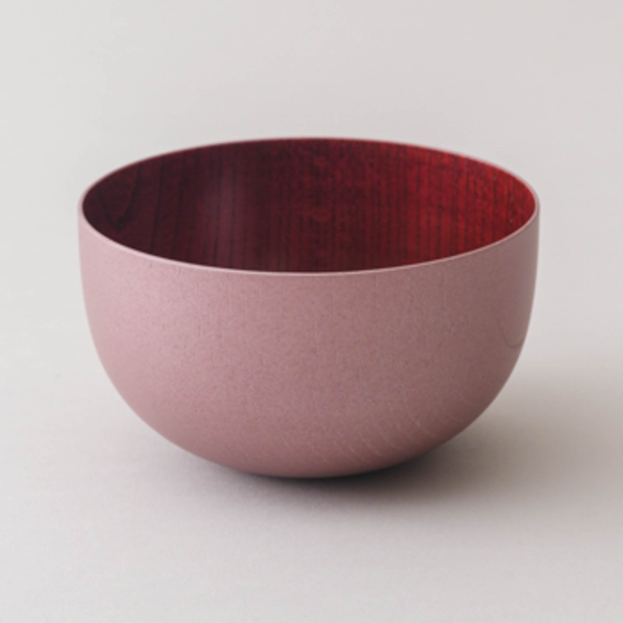 山中漆器 お椀 | うつろいボウル | シルキーピンク あかね | 浅田漆器工芸