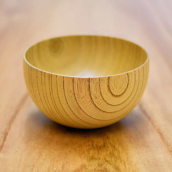山中漆器 お椀 | しらさぎボウル ナチュラル | 欅 | 白鷺木工