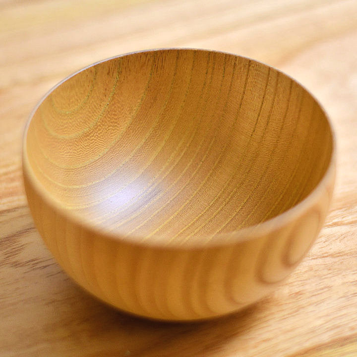 山中漆器 お椀 | しらさぎボウル ナチュラル | 欅 | 白鷺木工