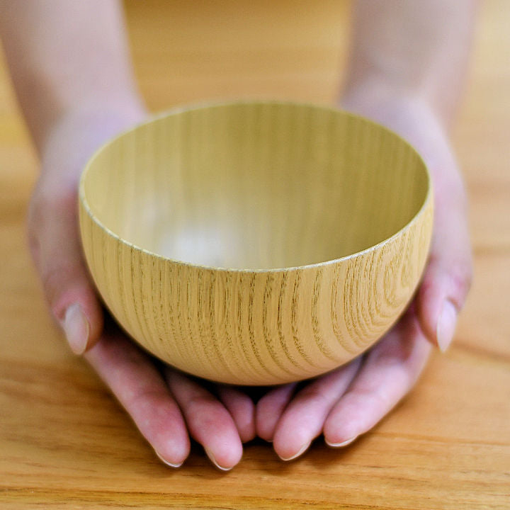山中漆器 お椀 | しらさぎボウル ナチュラル | 栗 | 白鷺木工