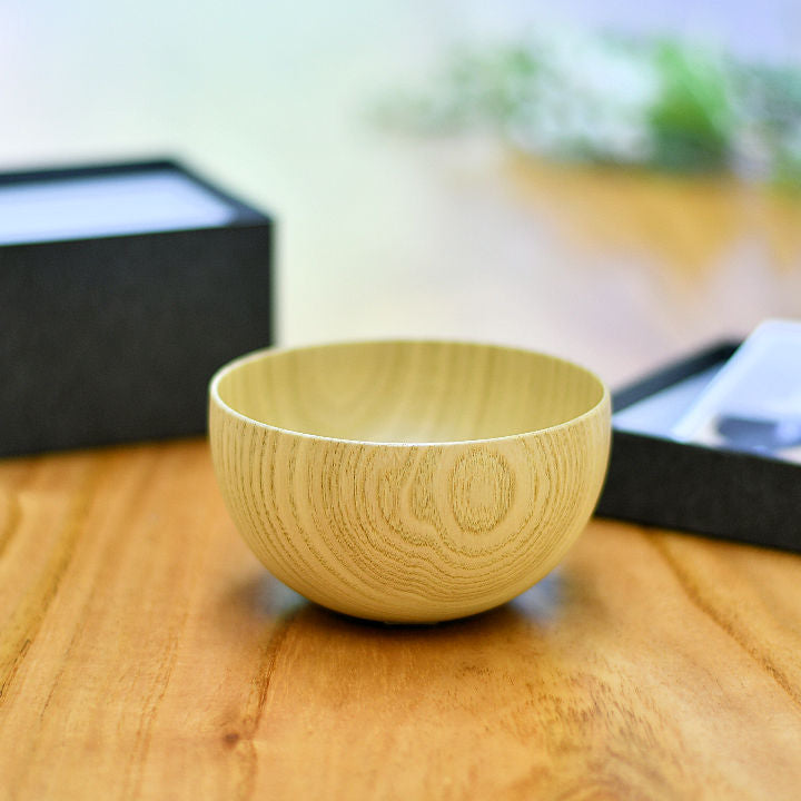 山中漆器 お椀 | しらさぎボウル ナチュラル | 栗 | 白鷺木工