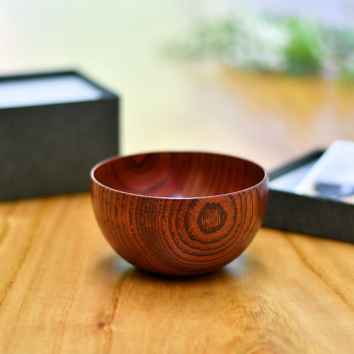 山中漆器 お椀 | しらさぎボウル 漆⾚ | 栗 | 白鷺木工