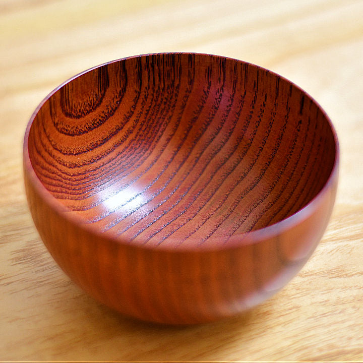 山中漆器 お椀 | しらさぎボウル 漆⾚ | 栗 | 白鷺木工