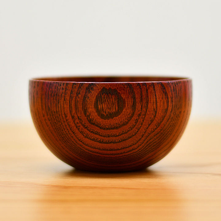 山中漆器 お椀 | しらさぎボウル 漆⾚ | 栗 | 白鷺木工