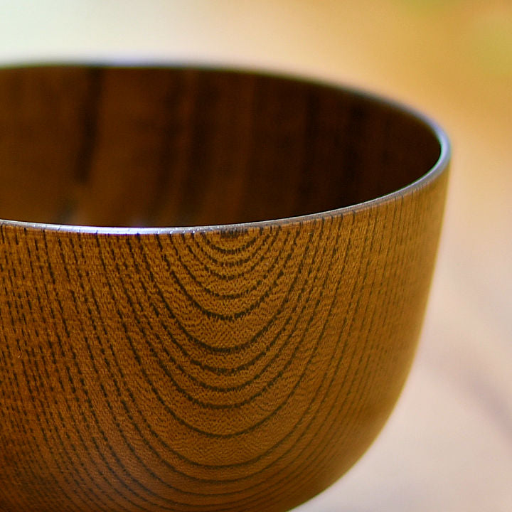 山中漆器 お椀 | サブロク椀 漆茶 | 仙才 | 白鷺木工