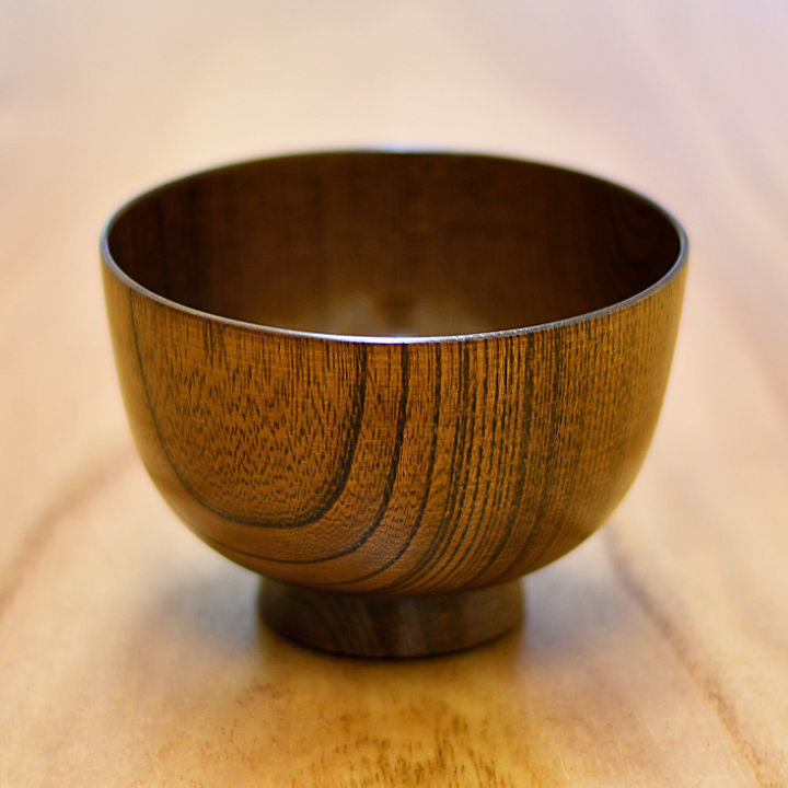 山中漆器 お椀 | サブロク椀 漆茶 | 仙才 | 白鷺木工