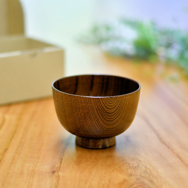 山中漆器 お椀 | サブロク椀 漆茶 | 仙才 | 白鷺木工