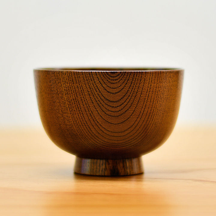 山中漆器 お椀 | サブロク椀 漆茶 | 仙才 | 白鷺木工