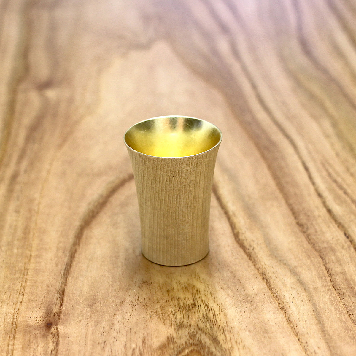 山中漆器 酒器 | 祝杯 ミズメ桜 ナチュラル | 金 | 白鷺木工