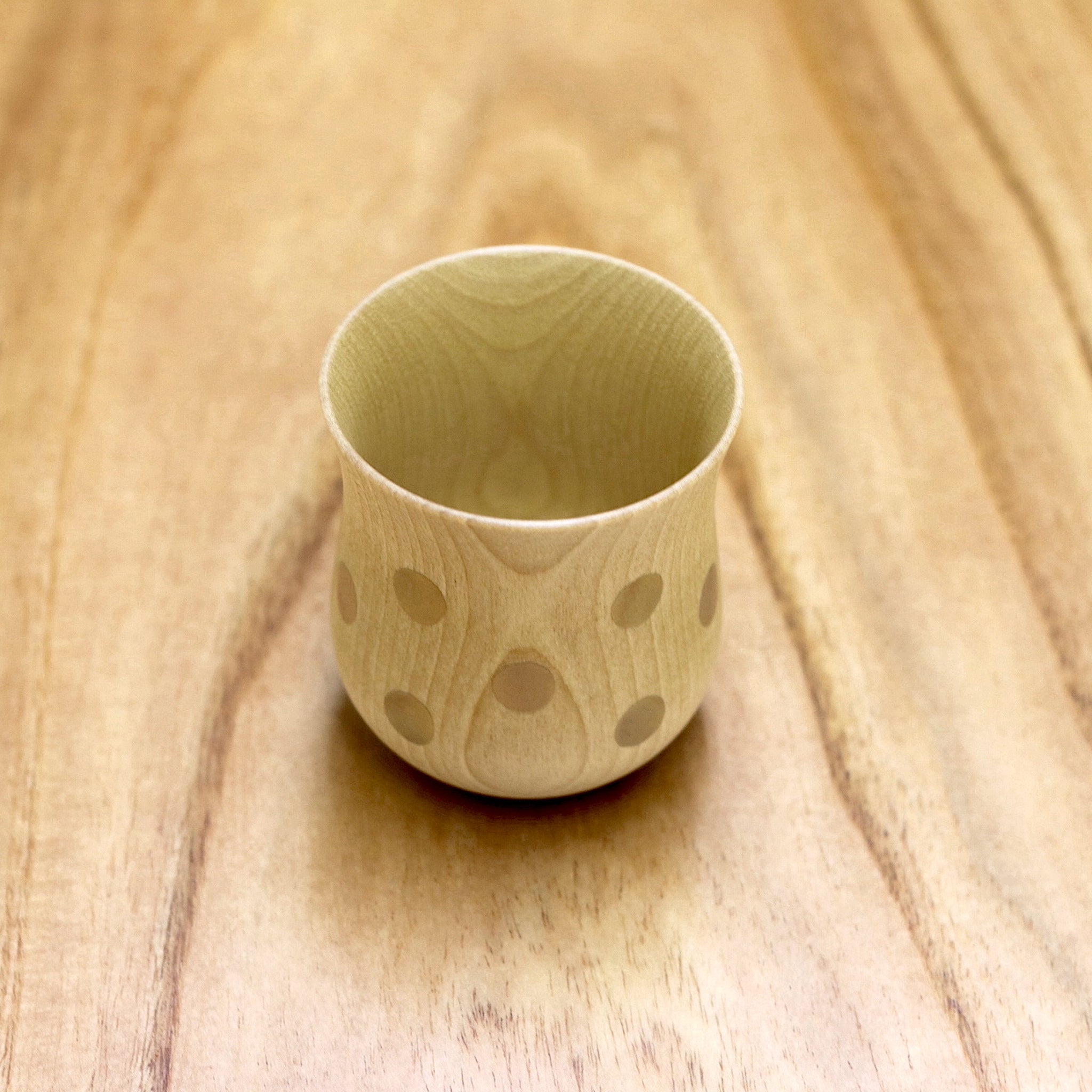 山中漆器 コップ | ⽔⽟カップ ミズメ桜 ナチュラル | ⾦ | 白鷺木工