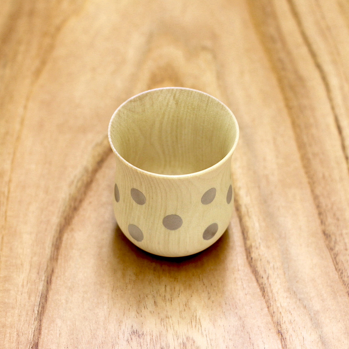 山中漆器 コップ | ⽔⽟カップ ミズメ桜 ナチュラル | ⾦/銀セット | 白鷺木工