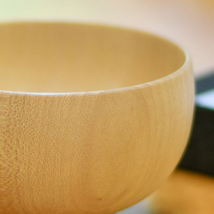 山中漆器 お椀 | しらさぎ椀M ナチュラル | 楓 | 白鷺木工