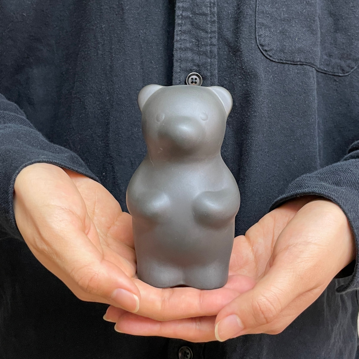 有田焼 置物 | momoco bear | sumi black
