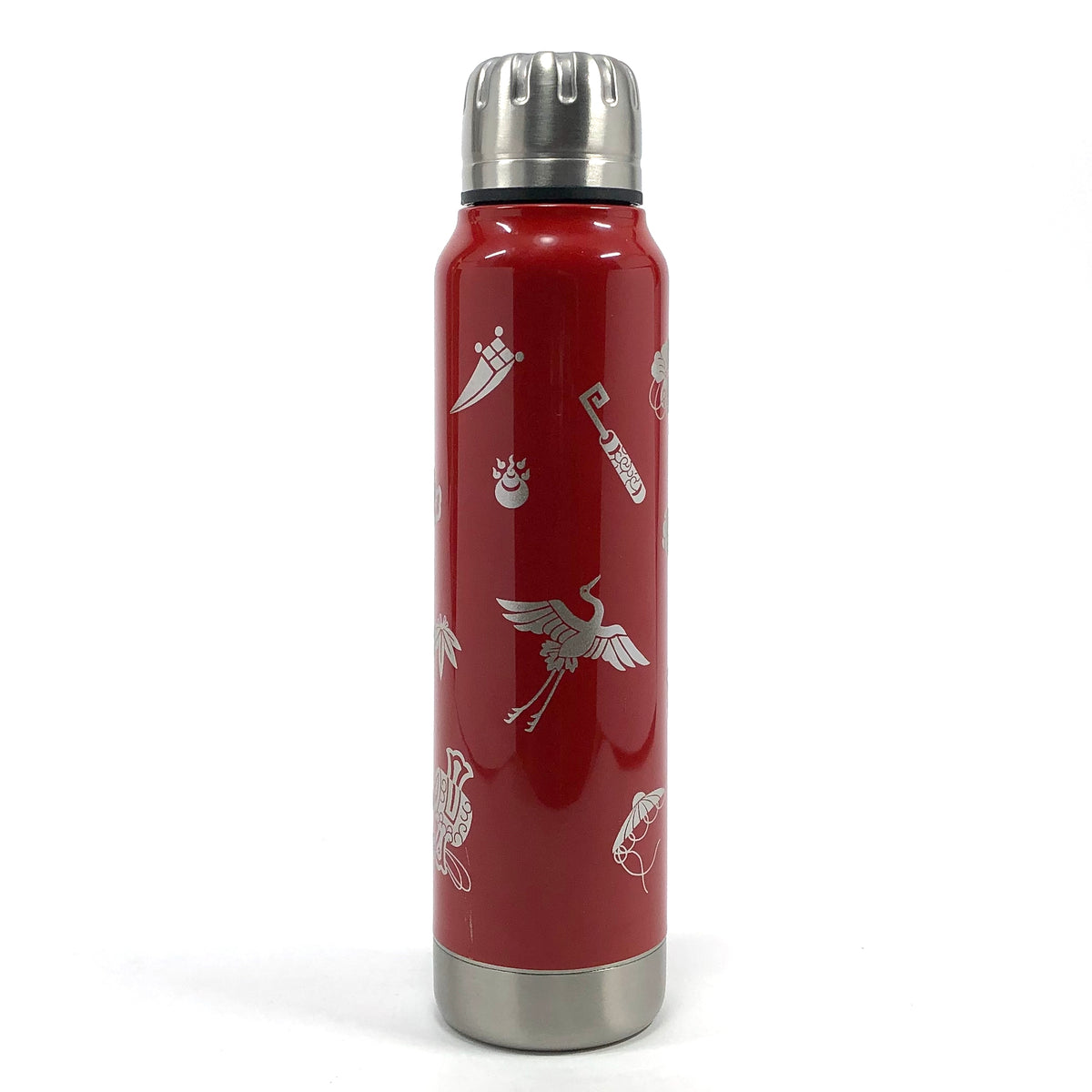 越前塗り マグボトル | URUSHI umbrella bottle(うるしアンブレラボトル) | 宝尽くし | 朱 | 土直漆器