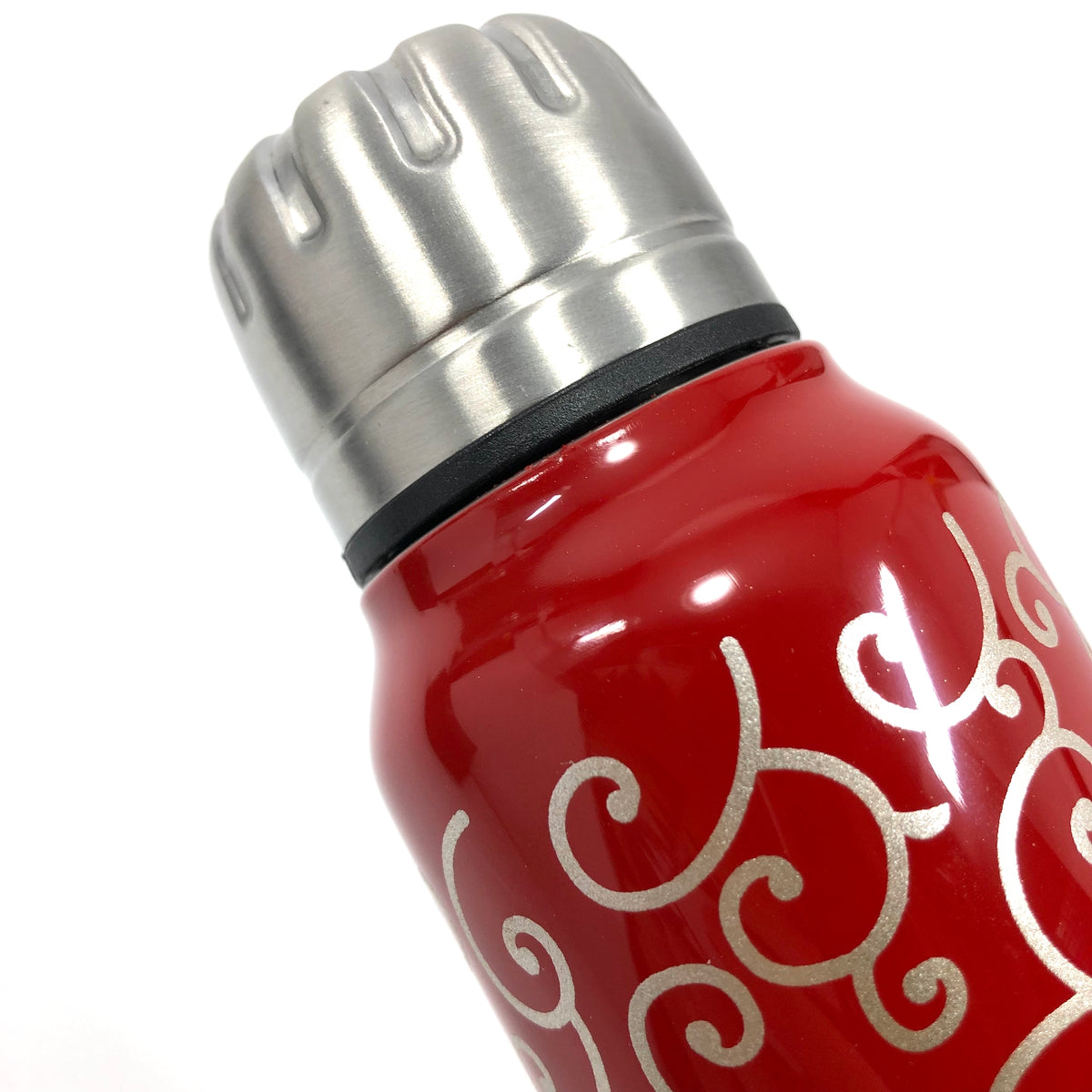 越前塗り マグボトル | URUSHI umbrella bottle(うるしアンブレラボトル) | 唐草 | 朱 | 土直漆器
