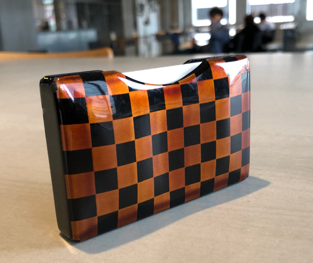 越前漆器 名刺入れ | VYACカードケース | 市松 | 土直漆器