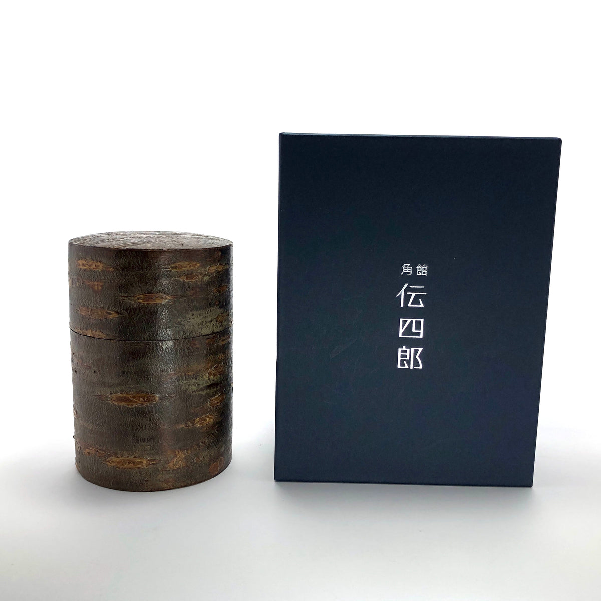 樺細工 茶筒 | 素筒 | 霜降 大 | 角館伝四郎