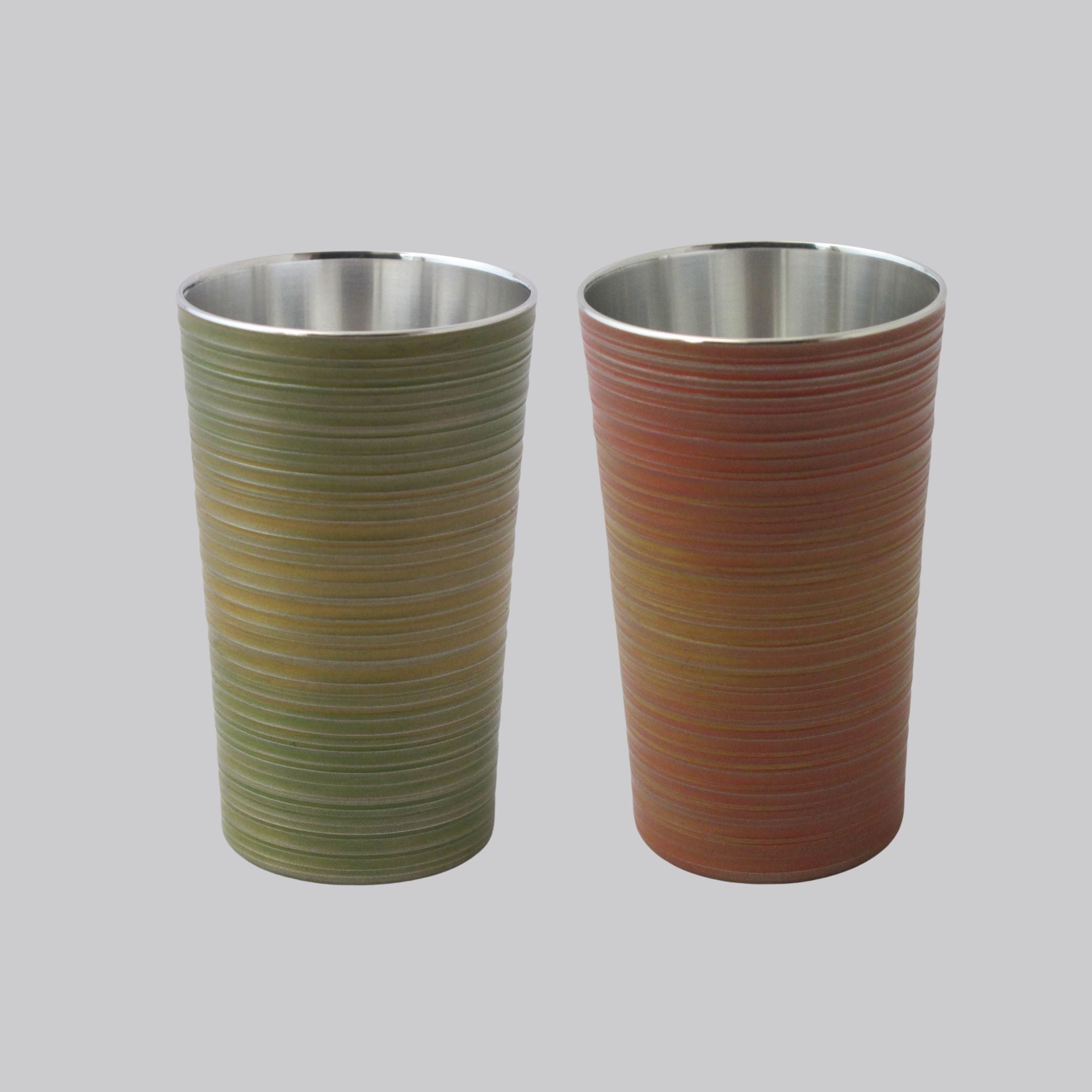 錫器 タンブラー | 3オンス ペア | いちょう もみじ | 錫光