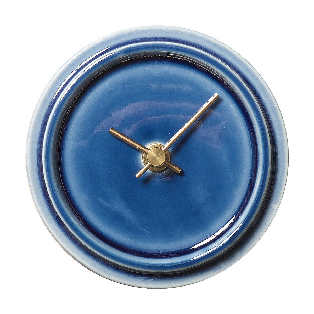 美濃焼 時計 | 2WAY TILE WOOD CLOCK | ペールブルー WP-12 | SUGY