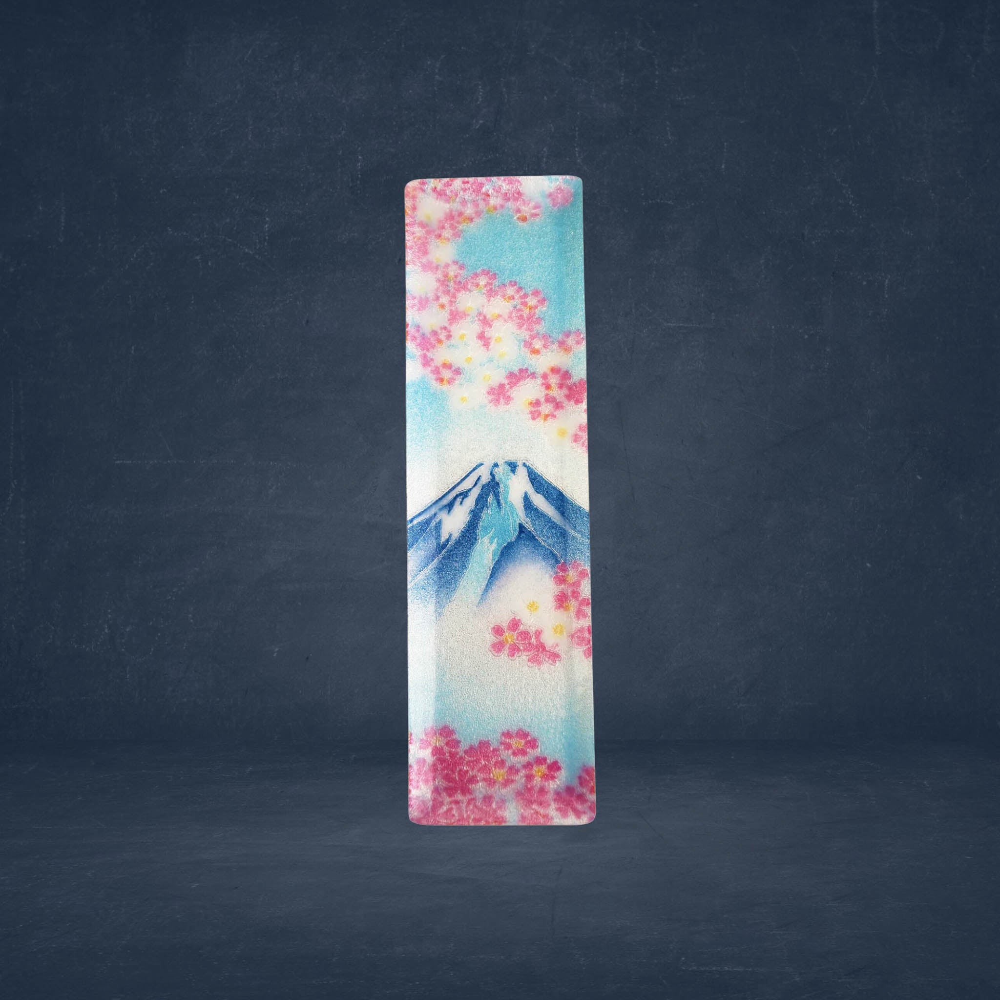 七宝焼き | ペン皿 | 富士桜 7x24