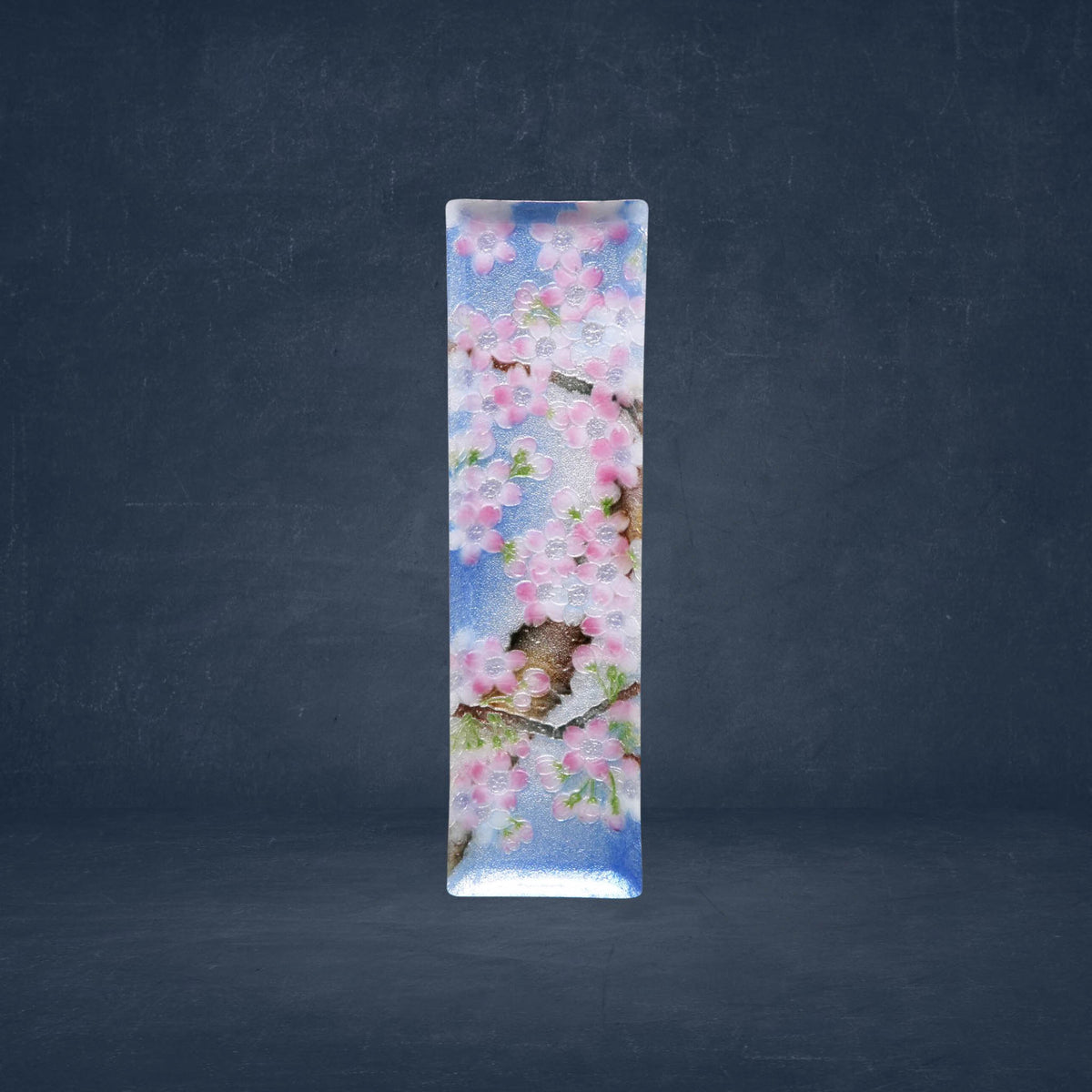 七宝焼き | ペン皿 | 新桜 7x24
