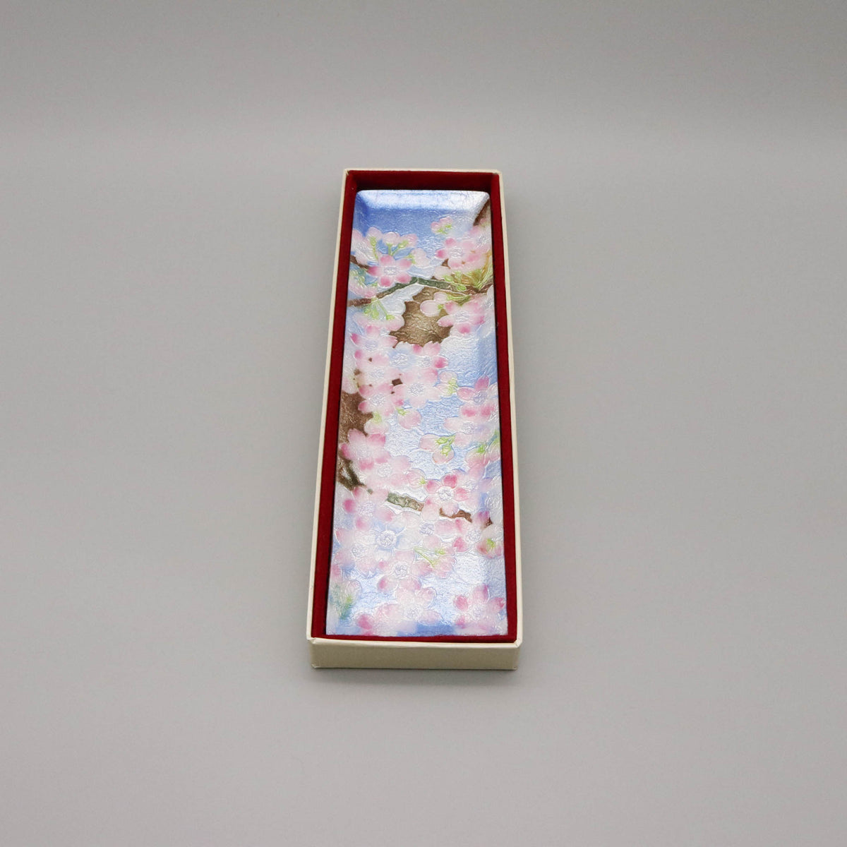 七宝焼き | ペン皿 | 新桜 7x24