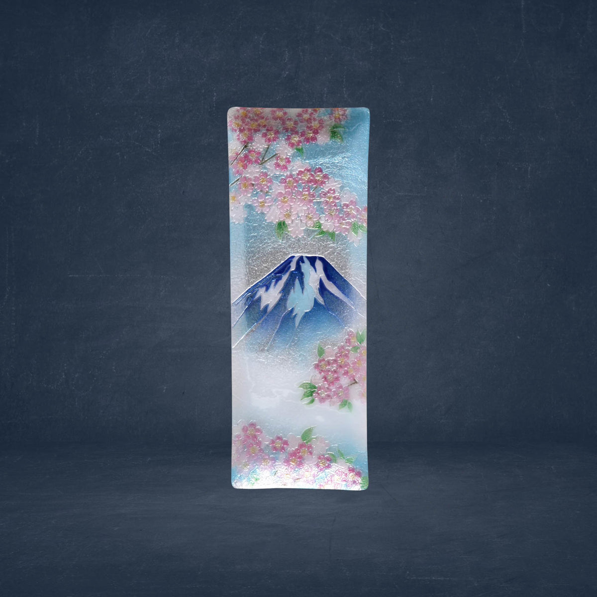 七宝焼き | ペン皿 | 新富士桜 9x24