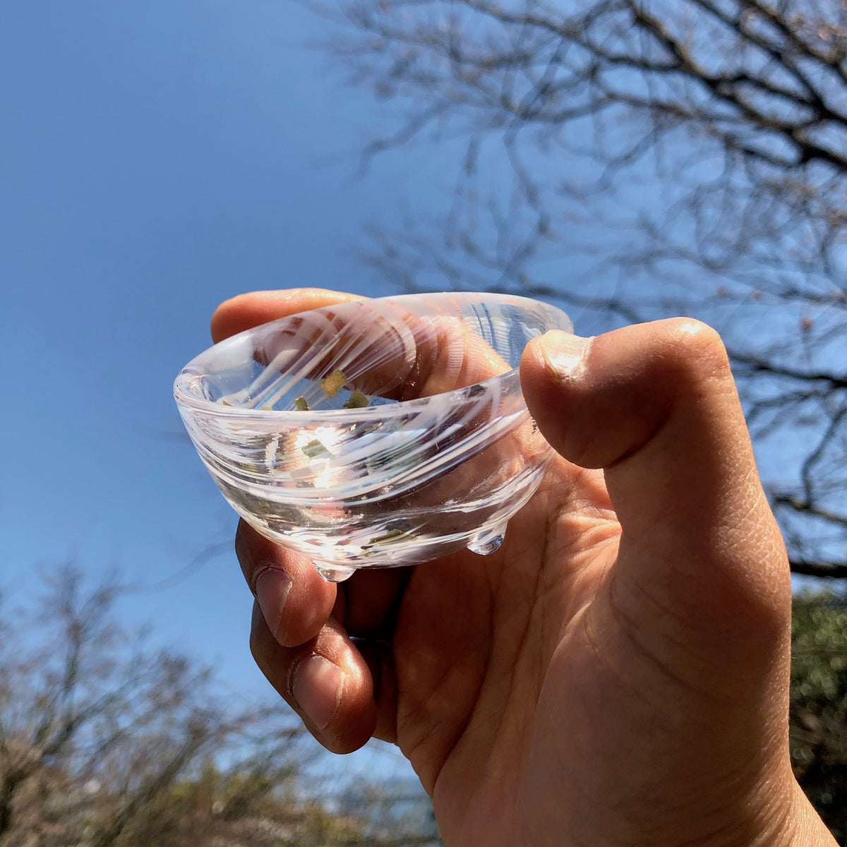 津軽びいどろ 盃セット | 四季の盃 | 花見酒/涼見酒/月見酒/雪見酒 | 北洋硝子