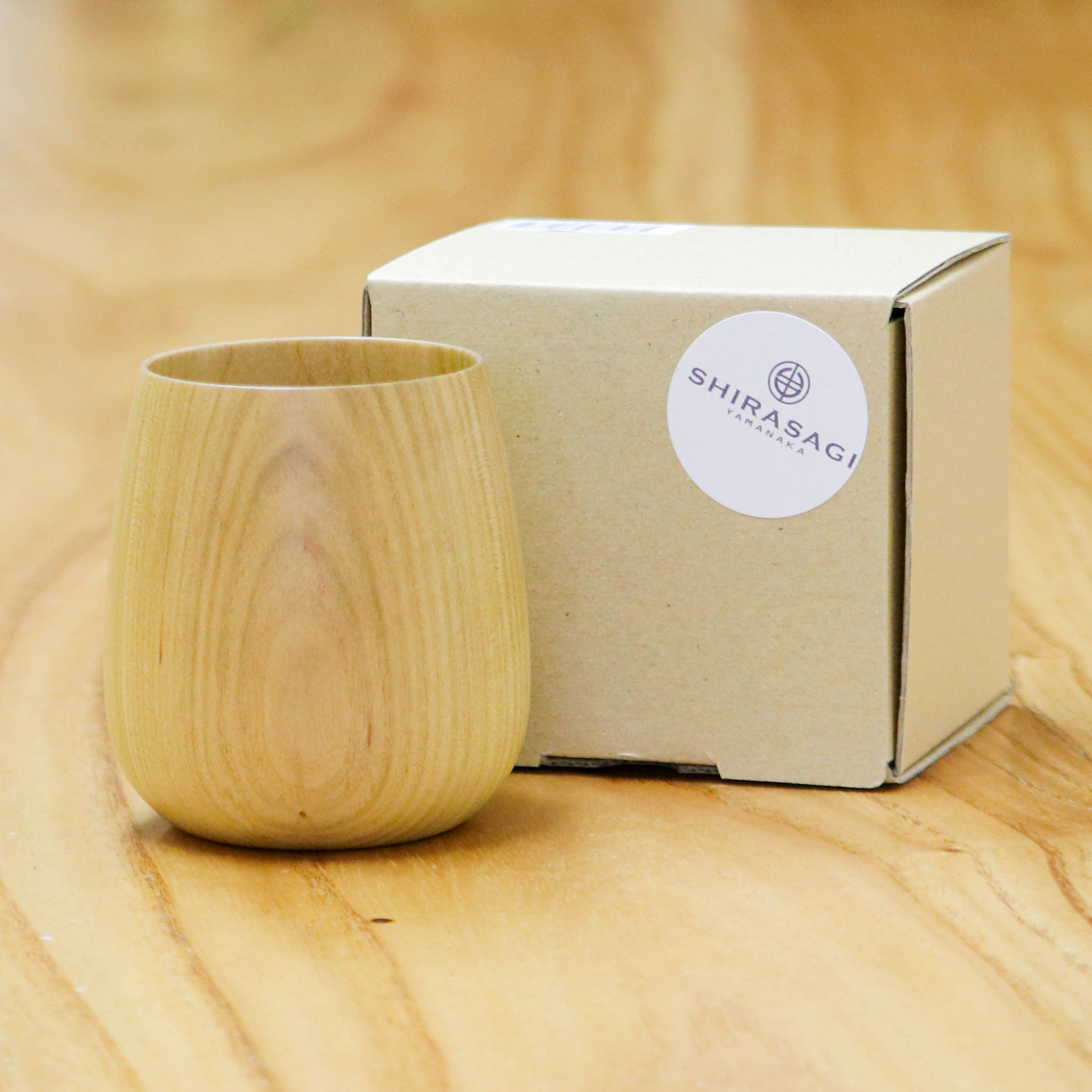 山中漆器 コップ | 江沼カップ ナチュラル | 桜 | 白鷺木工