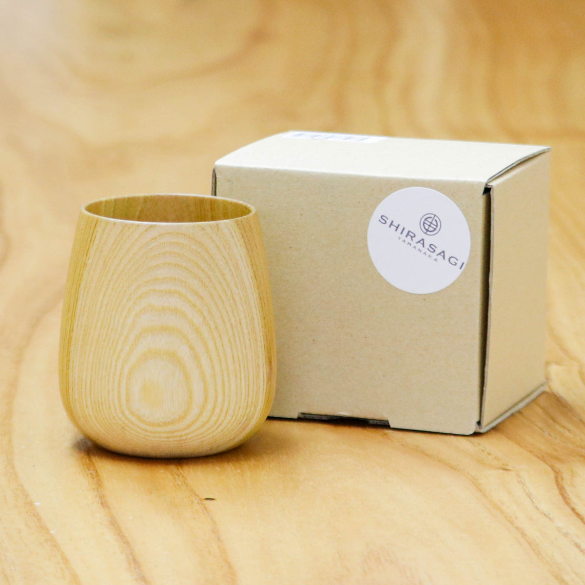 山中漆器 コップ | 江沼カップ ナチュラル | 欅 | 白鷺木工