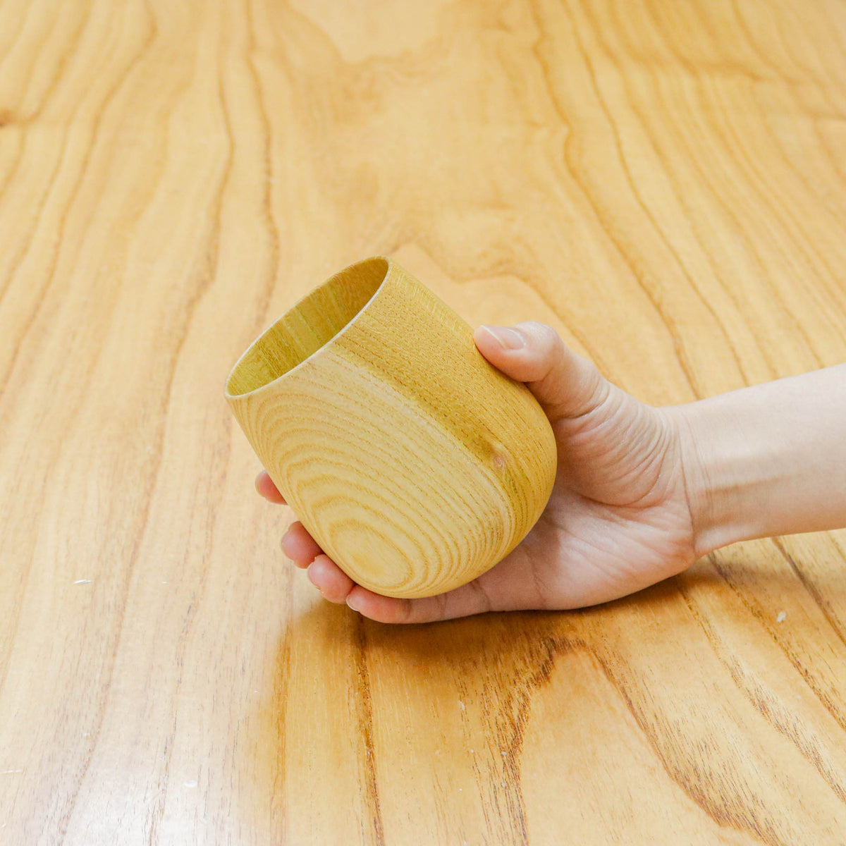 山中漆器 コップ | 江沼カップ ナチュラル | 欅 | 白鷺木工