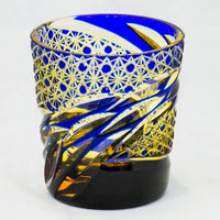 小樽切子 オールドグラス | 雅 | 瑠璃琥珀 | 深川硝子工芸