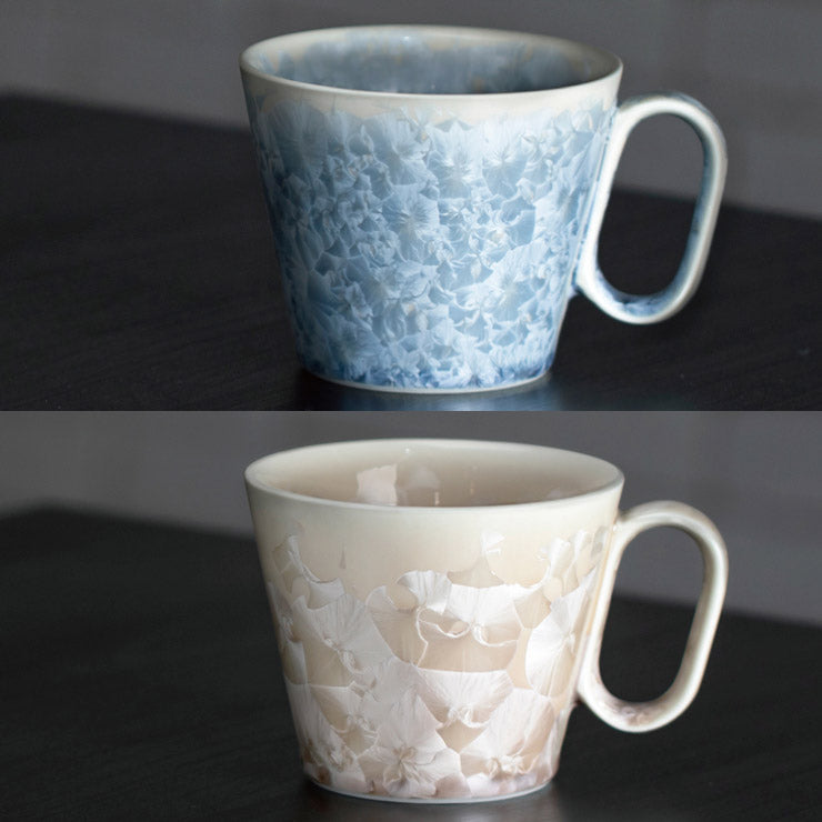 京焼 | 生涯を添い遂げるマグ | 花結晶 ベージュ | Wired beans