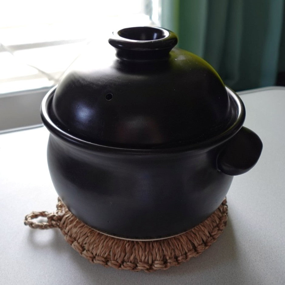 萬古焼 土鍋 | ごはん鍋 2合 | 黒 | たいせい窯